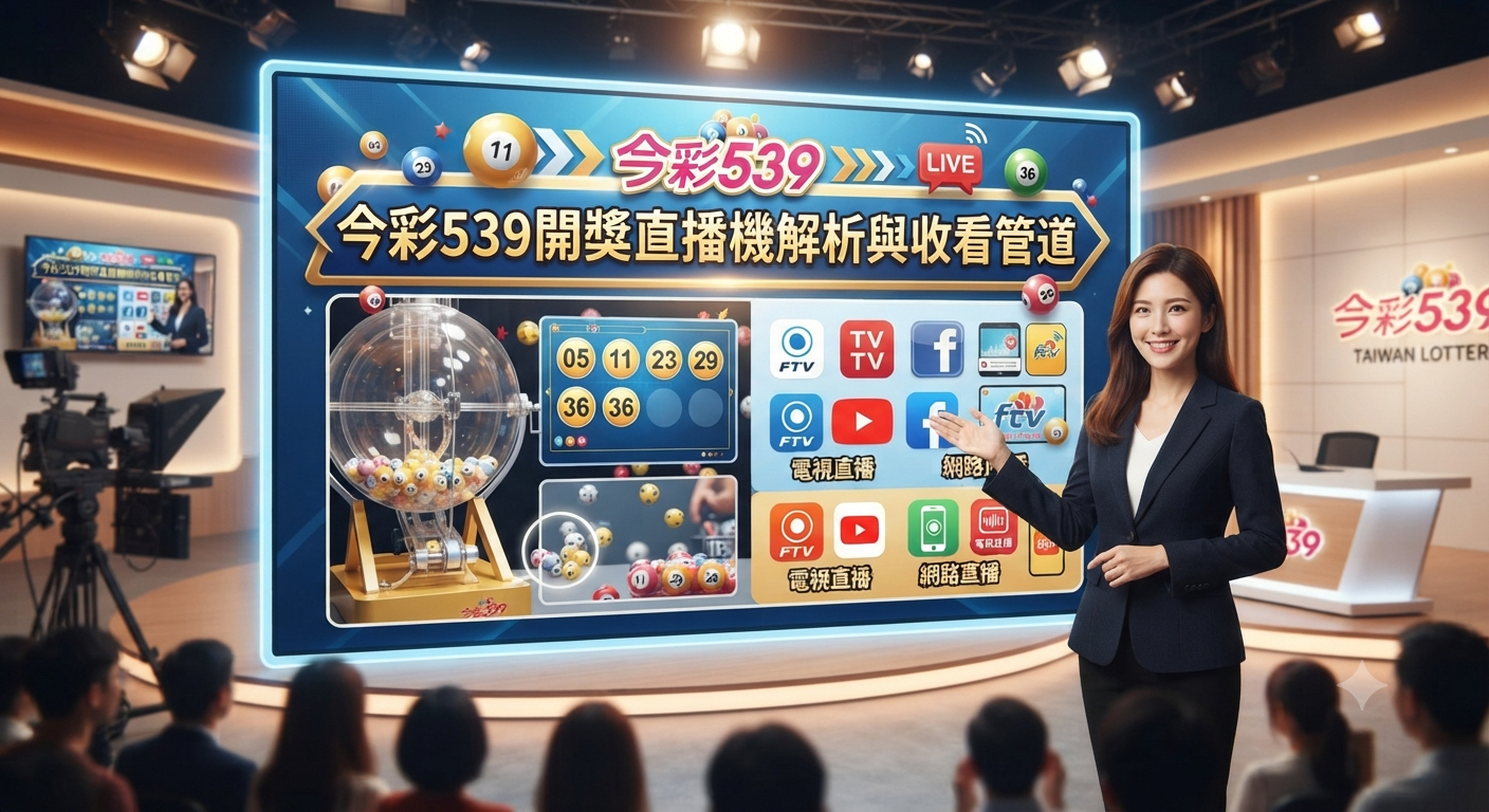今彩539開獎直播機制解析與收看管道
